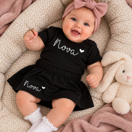 Shirt & rokje met naam