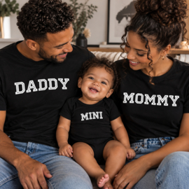 Daddy, mini & mommy
