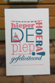 Kaarten set | Hieperdepiep hoera!