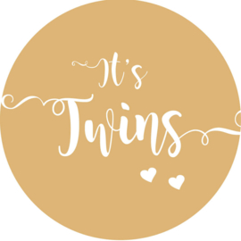 Geboorte sluitzegels | Tweeling | It's twins | zand