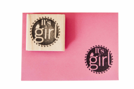 Stempel geboorte | It's a girl