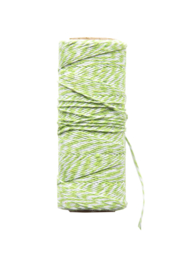 Twine touw | Bakkerstouw | gras groen /wit