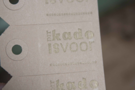 Labels | Dit kado is voor | goud