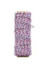 Twine touw | Bakkerstouw | rood/wit/blauw