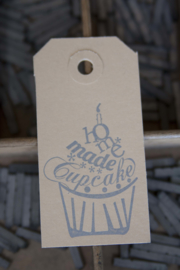 Labels | Homemade cupcake | zilver