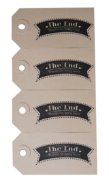 Labels | The end | zwart