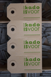 Labels | Dit kado is voor | groen