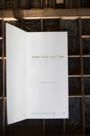 Geboortekaartje | letterpress  | 8 x 20 cm | 2 kleuren | 'Winter Arthur' vanaf