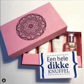 Kaart zomaar | Een hele dikke knuffel | zilver