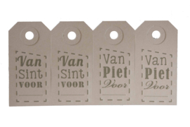 Labels | Sint en Piet | goud