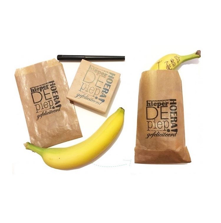 banaan traktatie school uitdeelzakje pakket orgineele goedkoop