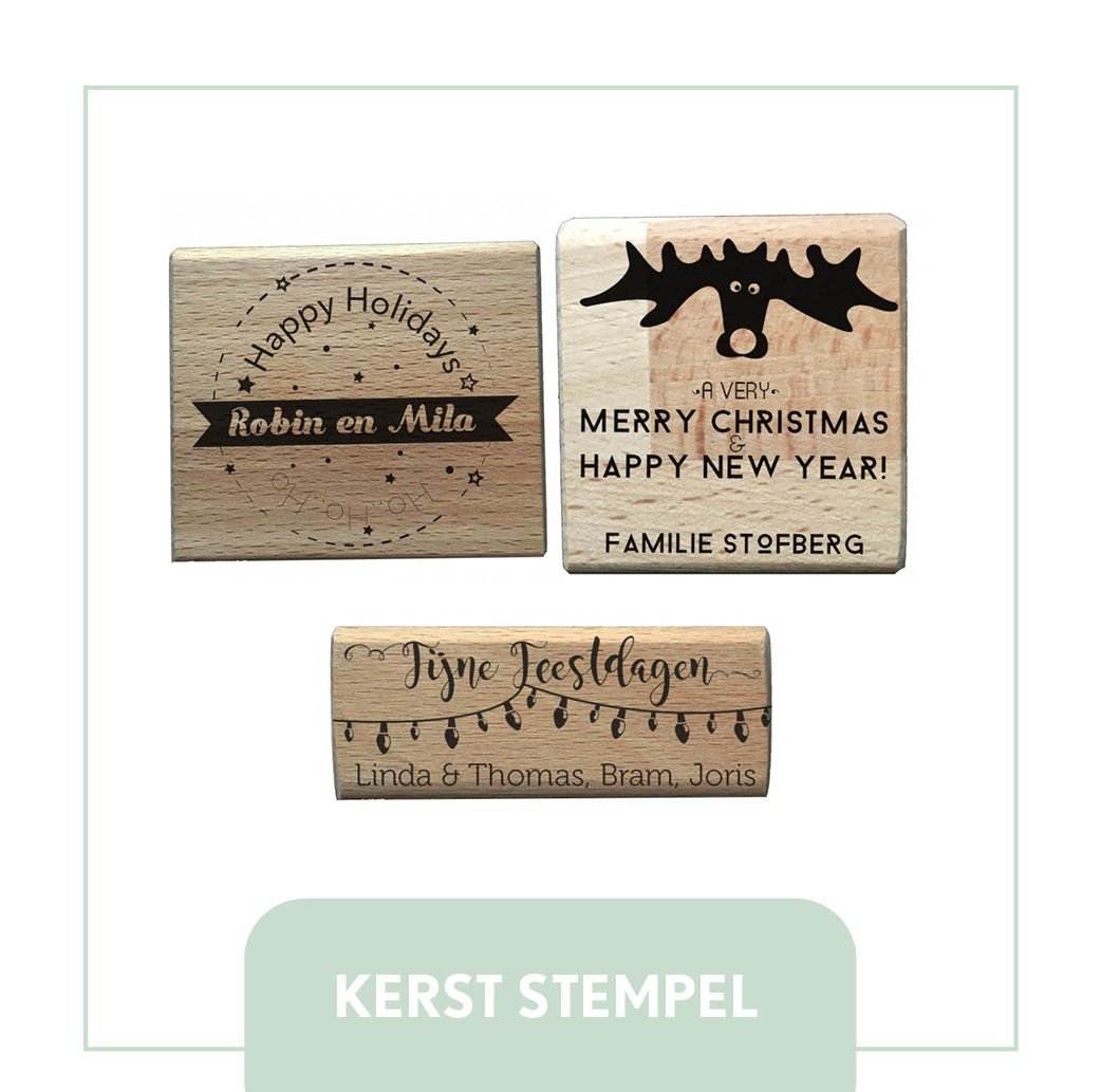 Kerststempels goedkoop Moose, fijne feestdagen