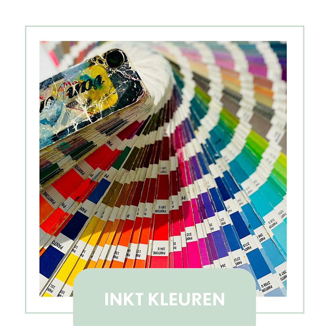 inktkleuren letterpress, pantone, PMS, uncoated