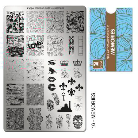 Moyra Stamping Plate 16 Memories