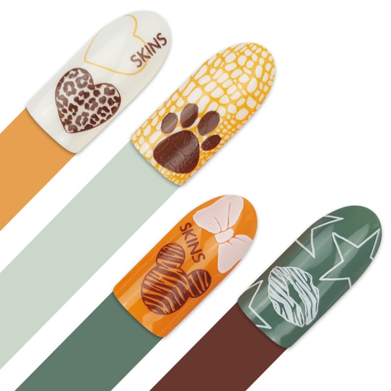 Moyra Stamping Plate 131 Skins + Gratis Try-on plate Sheet