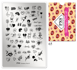 Stamping plate 65