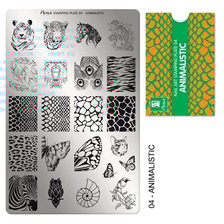 Moyra Stamping Plate 04 Animalistic
