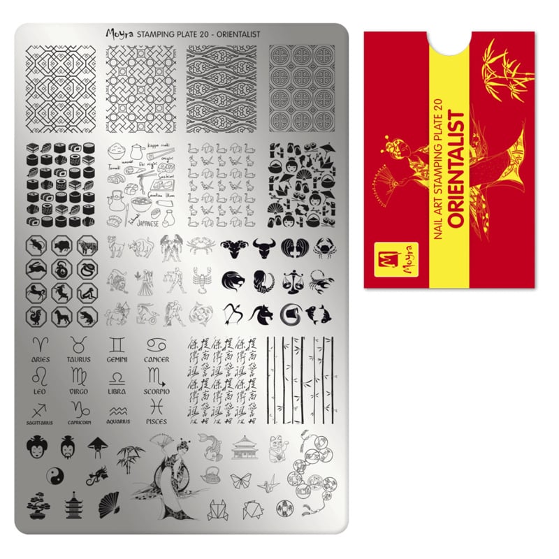 Moyra Stamping Plate 20 Orientalist