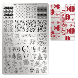 Moyra Stamping Plate 154 Last Christmas + Gratis Try-on plate Sheet
