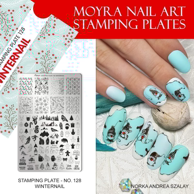 Moyra Stamping Plate 128 Winternail