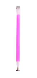 Magneet pen pink (bloem/kam effect)
