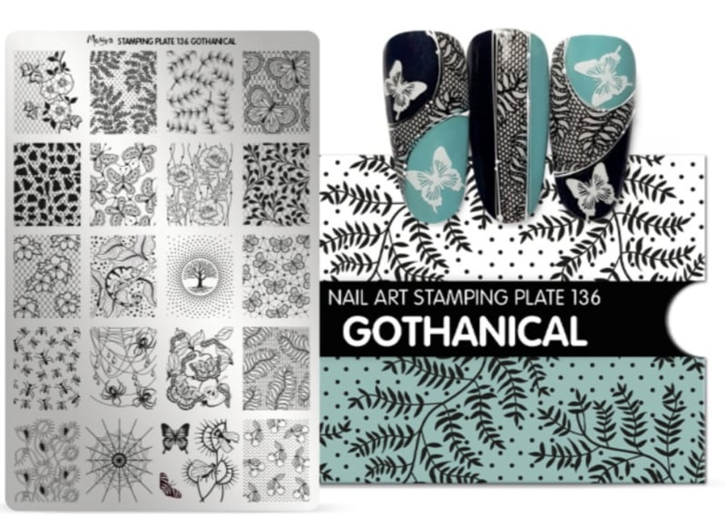 Moyra Stamping Plate 136 Gothanical