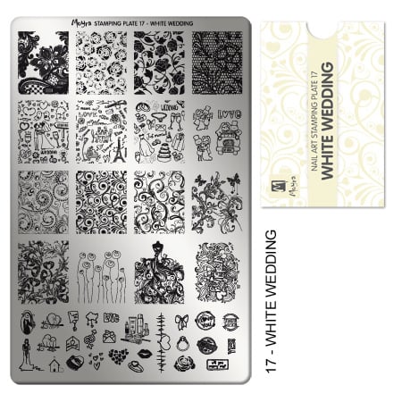 Moyra Stamping Plate 17 White Wedding