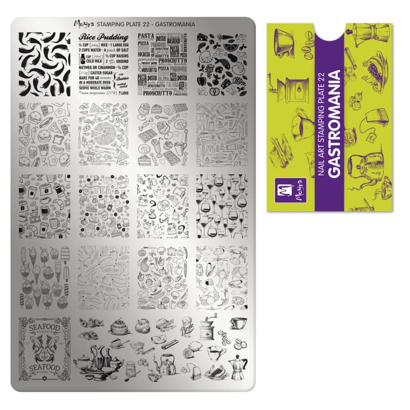 Moyra Stamping Plate 22 Gastromania