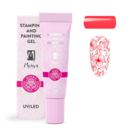 Stamping and Painting Gel No.12 Vivid Red