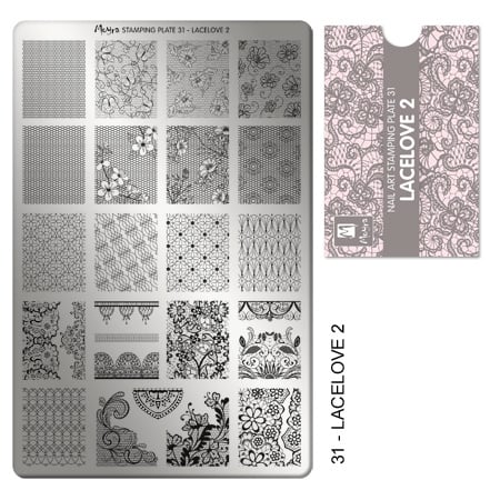 Moyra Stamping Plate 31 LaceLove2