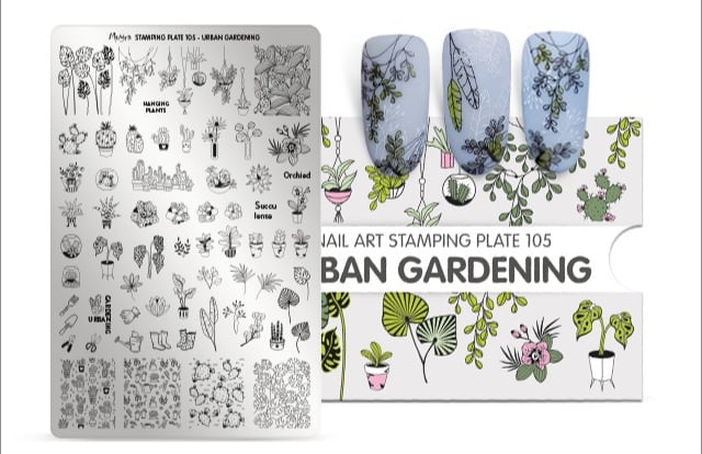 Moyra Stamping Plate 105 Urban Gardening