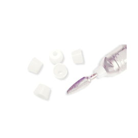 Siliconen Stof Kapjes voor Frees (5stuks) Wit