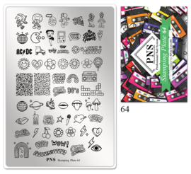 Stamping plate 64