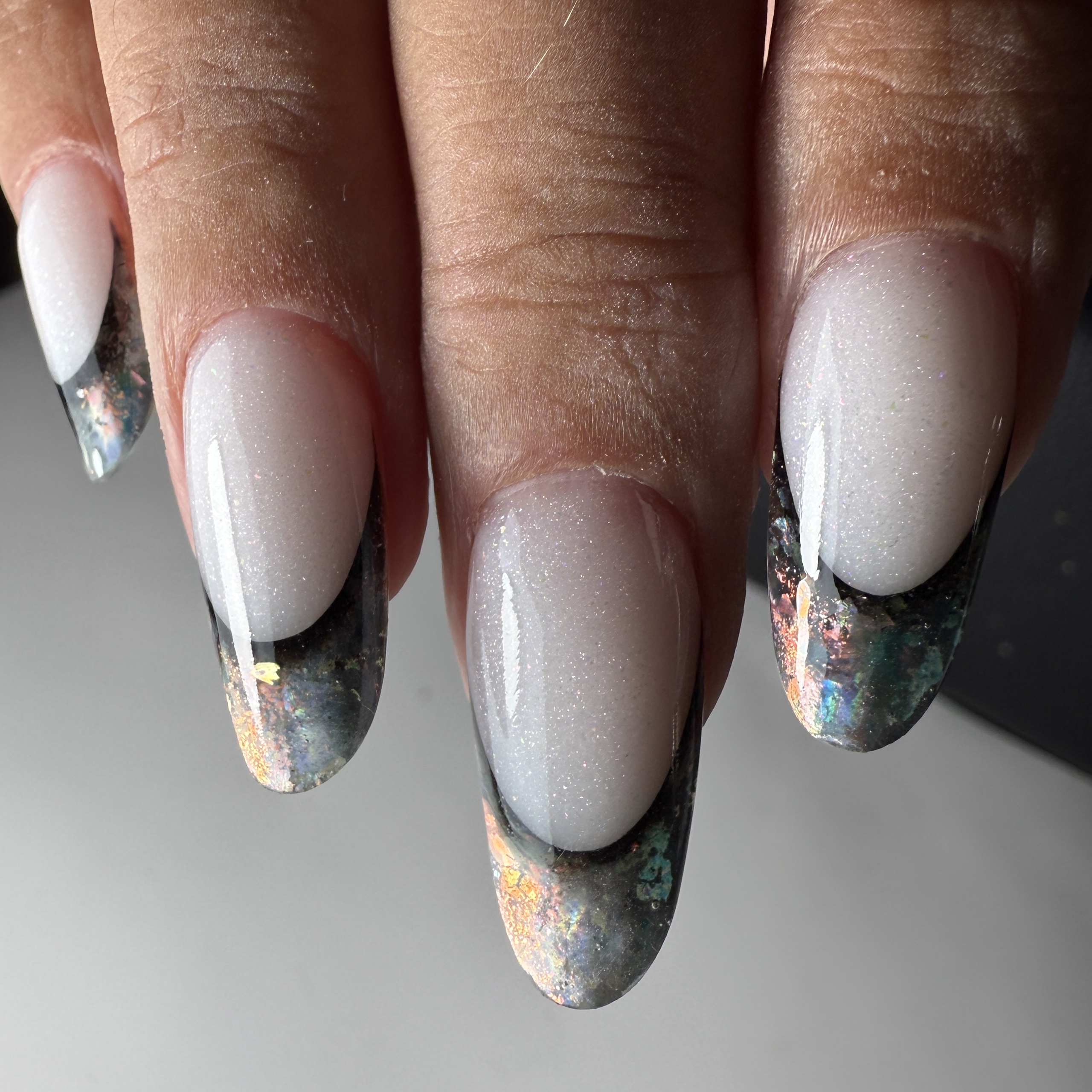 French Manicure, inlay