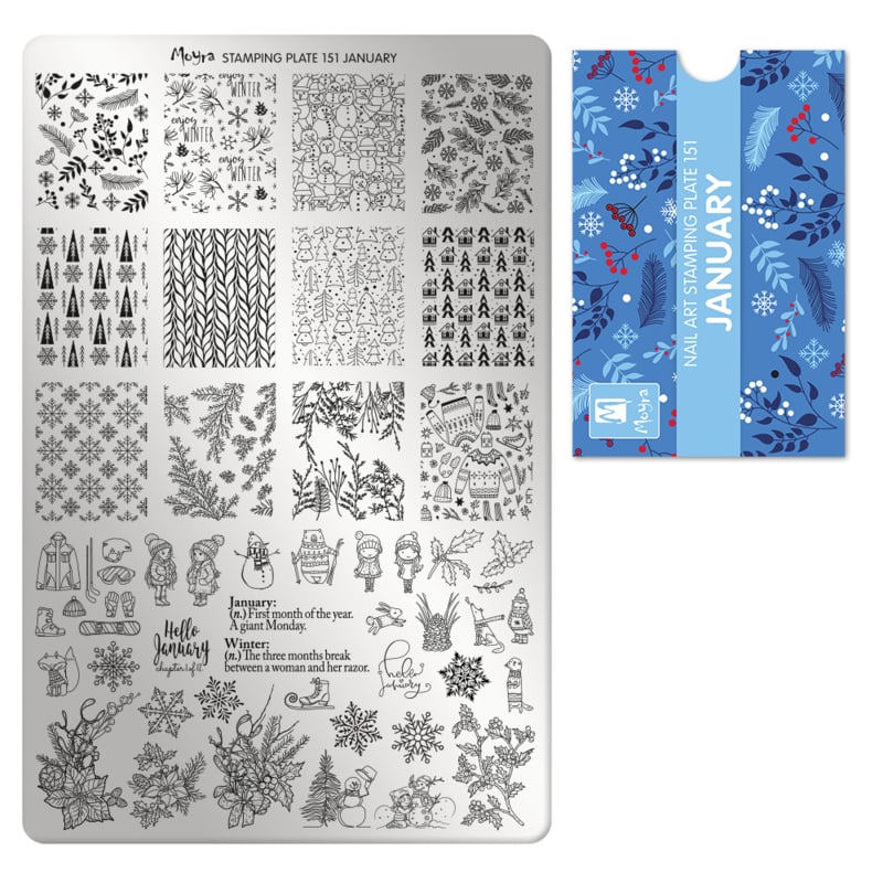 Moyra Stamping Plate 151 January