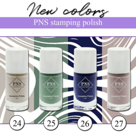PNS Stamping Polish Collection nr 24 t/m 27