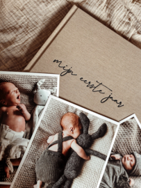 Babyboek || Linnen Nature