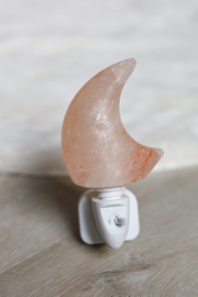 Nachtlampje Himalaya zout || Maan oranje