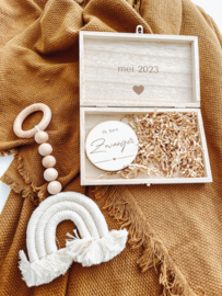 Bekendmaking || Houten cirkel