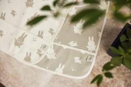 Jollein Slab Waterproof || Miffy&Snuffy Olive Green ( 2-pack)