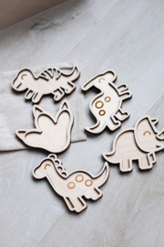 Mini vulvormen set  || Dino