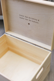 Bewaarboxen || Bruiloft design 1
