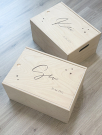 Memorybox schuifdeksel || Maan