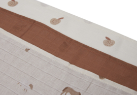 Jollein Hydrofiele Doek || Farm (3-pack )