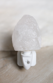 Nachtlampje Himalaya zout ||  wit