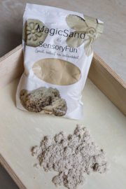 Speelzand, rijst en erwten