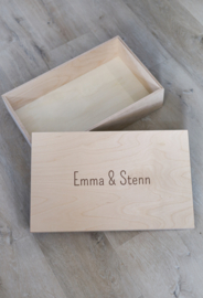 Houten || Speelbak+deksel