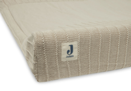 Jollein  Aankleedkussenhoes  || Pure Knit ||  Nougat - GOTS