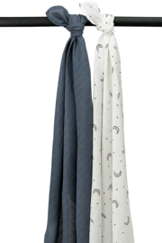 Meyco Hydrofiele Swaddle || Moon (2-Stuks)