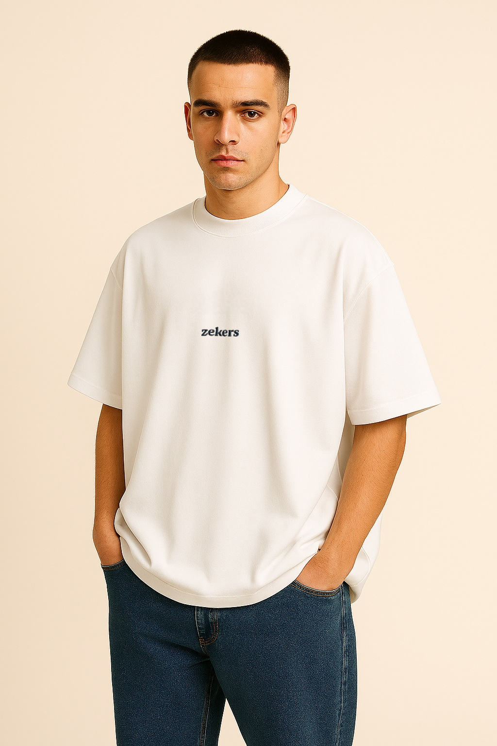 Shirt Mocker Zekers Wit